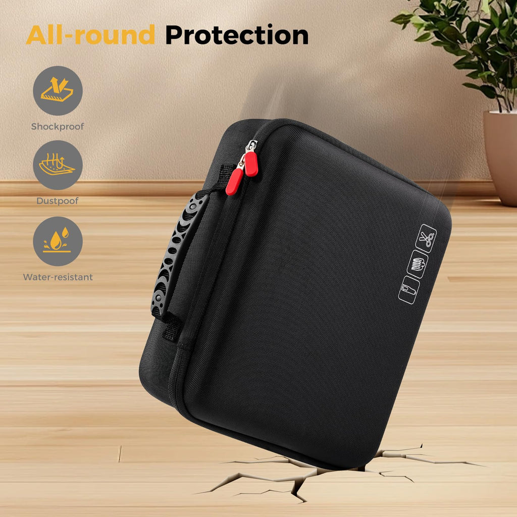 ProCase professional hairdressing kit bag open to display elastic slots
