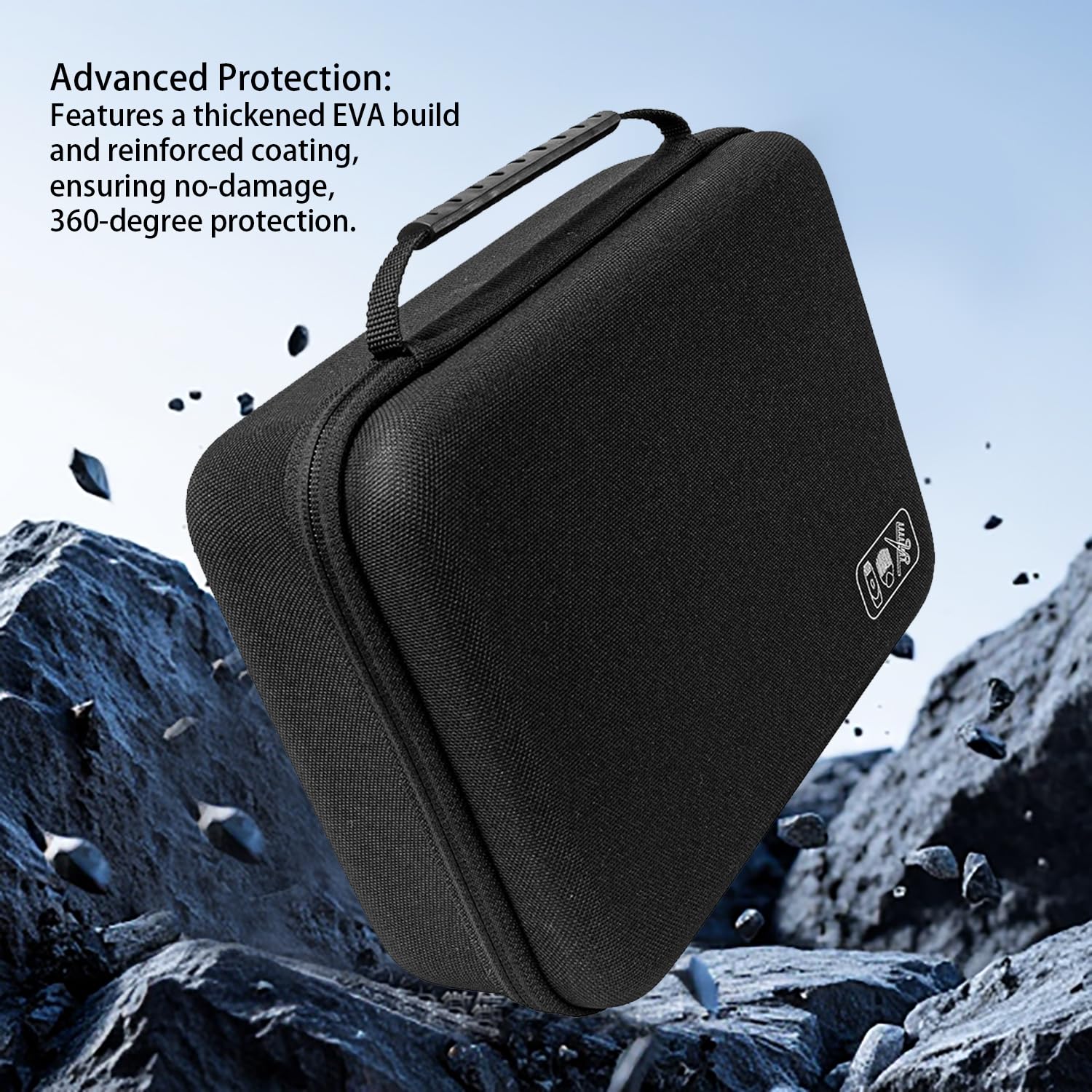 Jeachan water resistant hair cutting tool box protecting clippers from external moisture and dust damage.