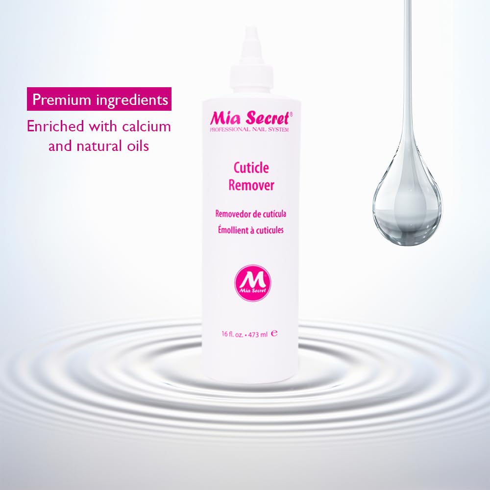 Mia Secret cuticle softener bottle side profile
