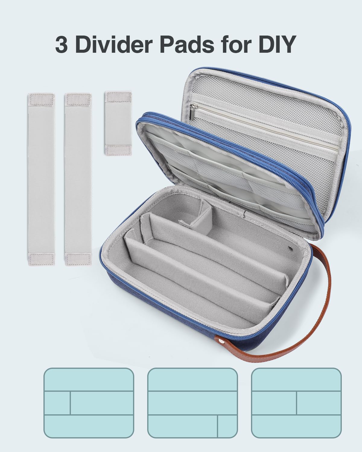 Luxtude shockproof eva storage case protecting hair cutting accessories from impact damage