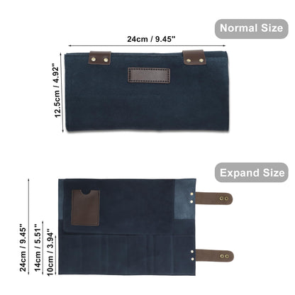 VOCOSTE foldable salon tool pouch secure snap fastener closure detail