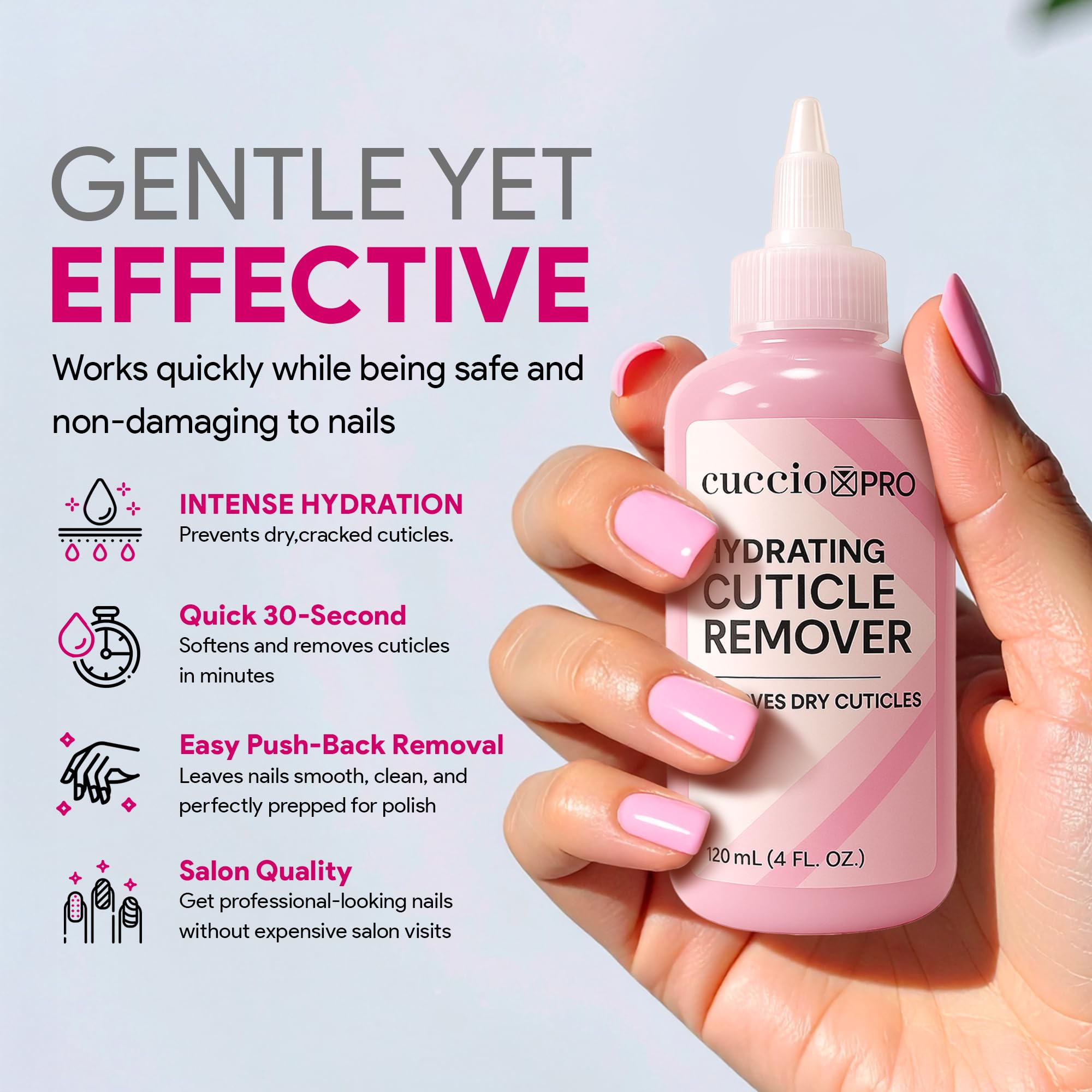 Cuccio Pro Hydrating Cuticle Remover professional nail care