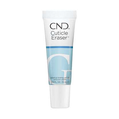Cnd Cuticle Eraser 0.5 fluid ounce tube in hand