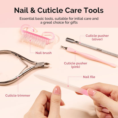 Full collection of MelodySusie manicure kit components