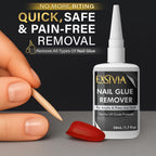 Exsivia 50 milliliters nail glue remover complete set