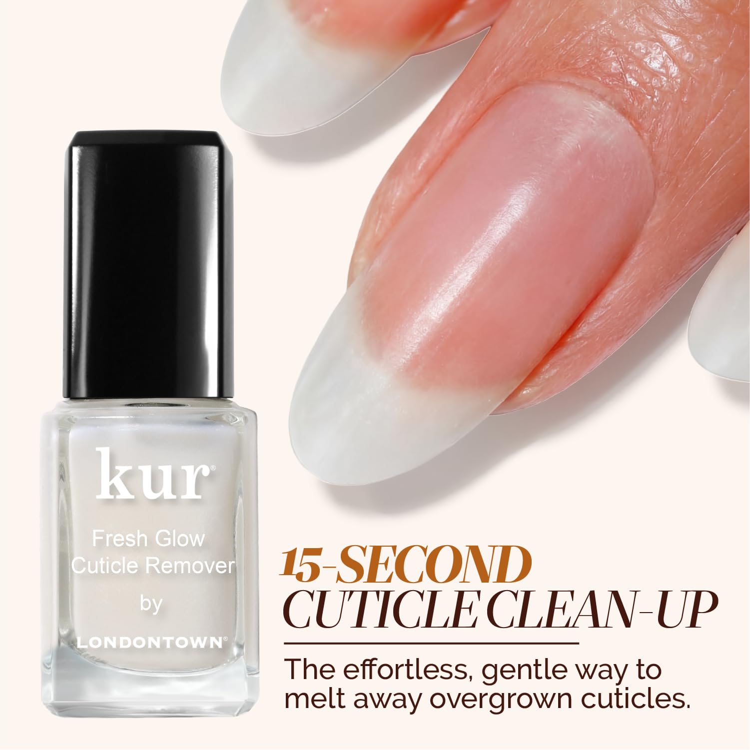 Londontown Fresh Glow Cuticle Remover bottle nail treatment
