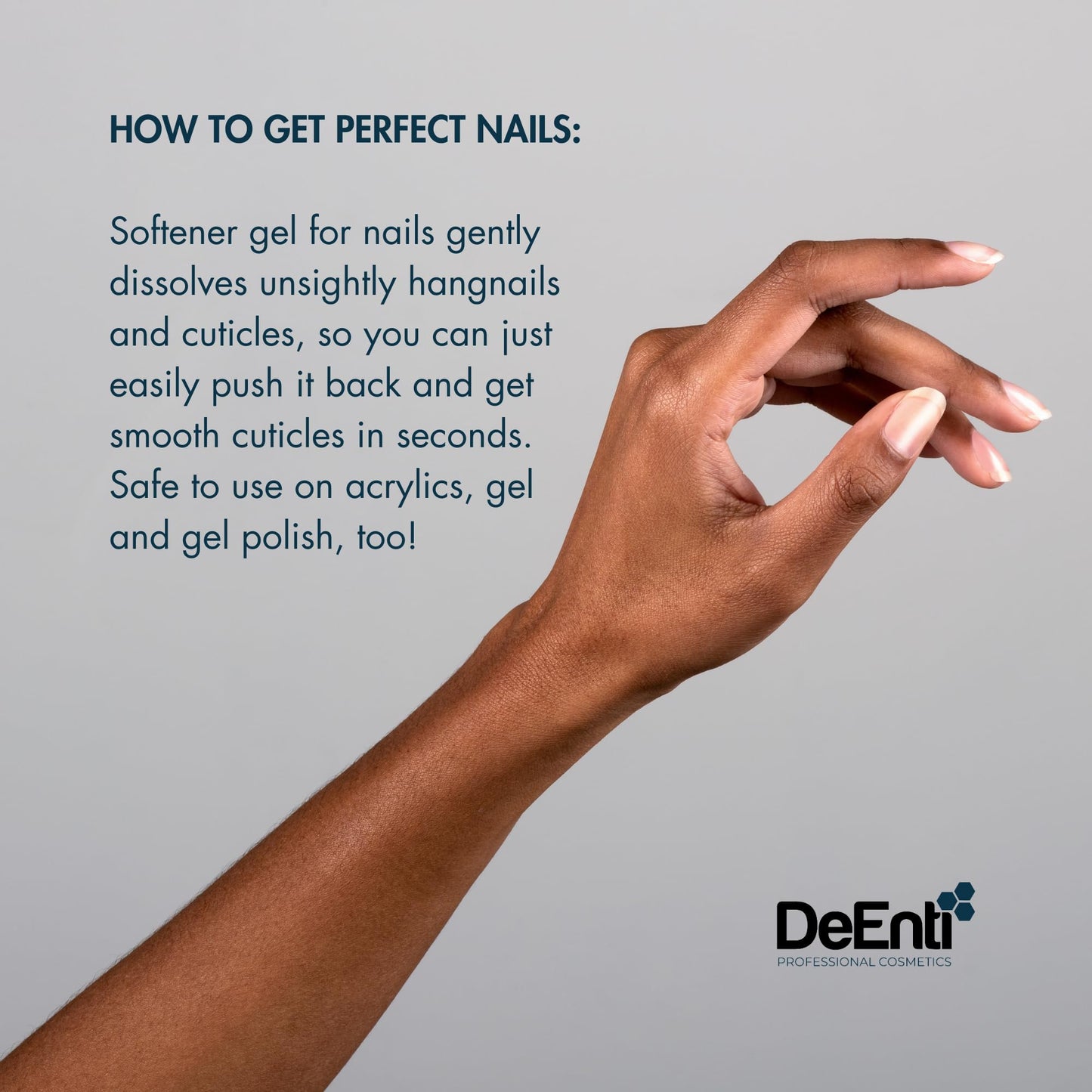 DeEnti eucalyptus cuticle softener for pedicure use