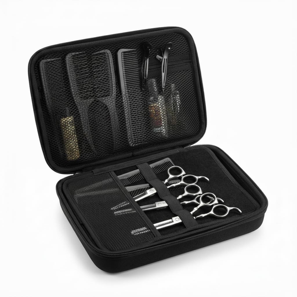 MeloSync heavy duty portable hair clipper holder showing durable side profile construction