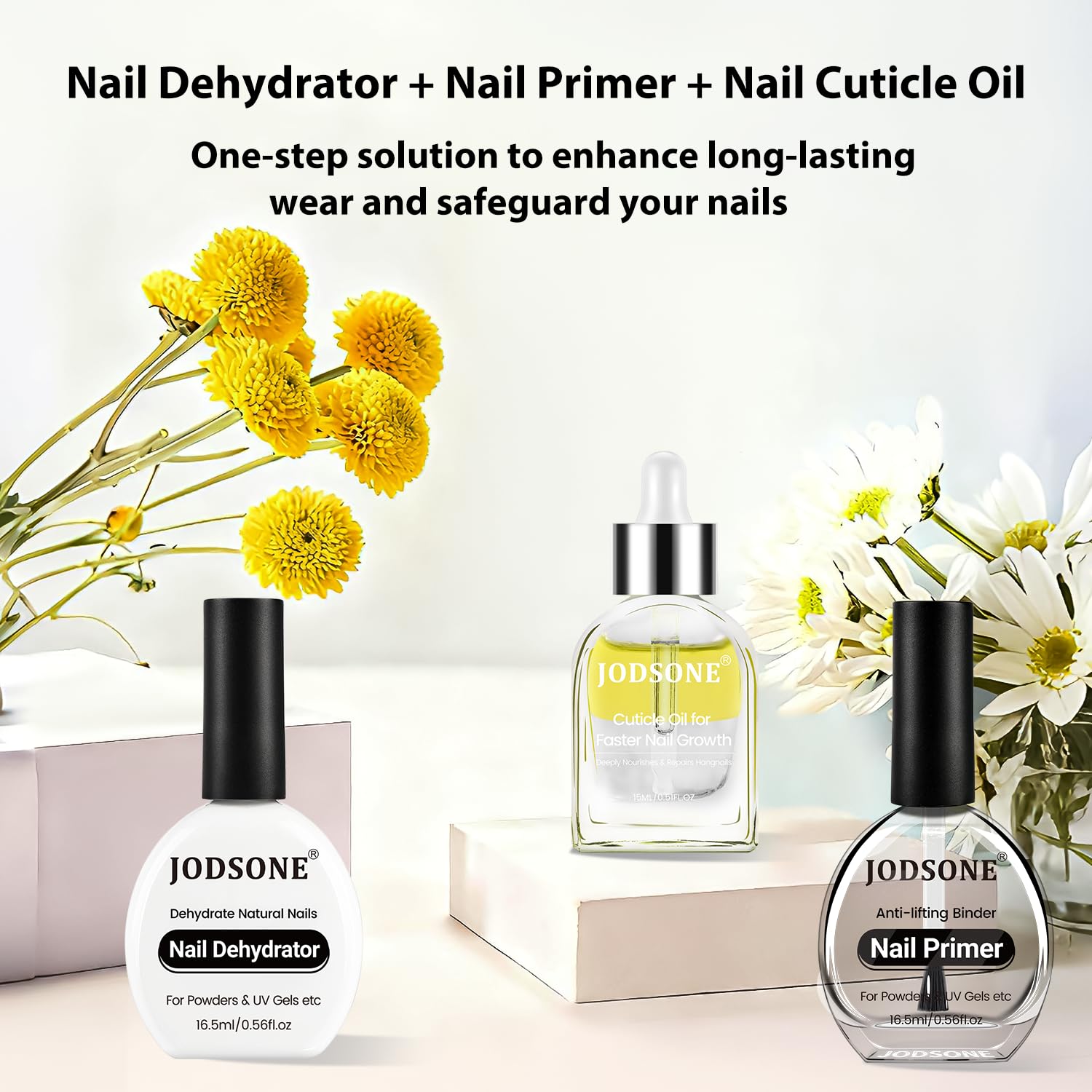 Jodsone nail prep kit bottles for professional manicure