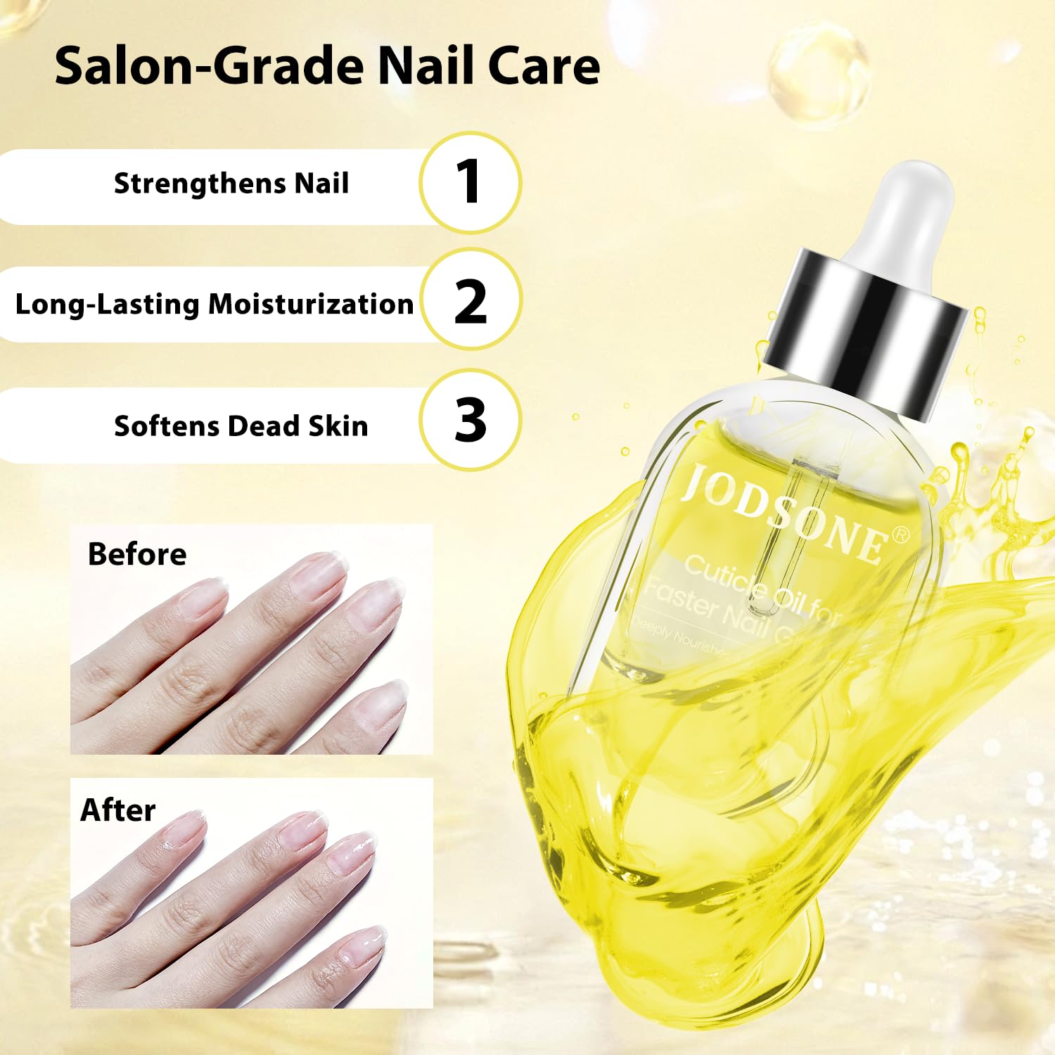 Jodsone nail primer and cuticle oil packaging