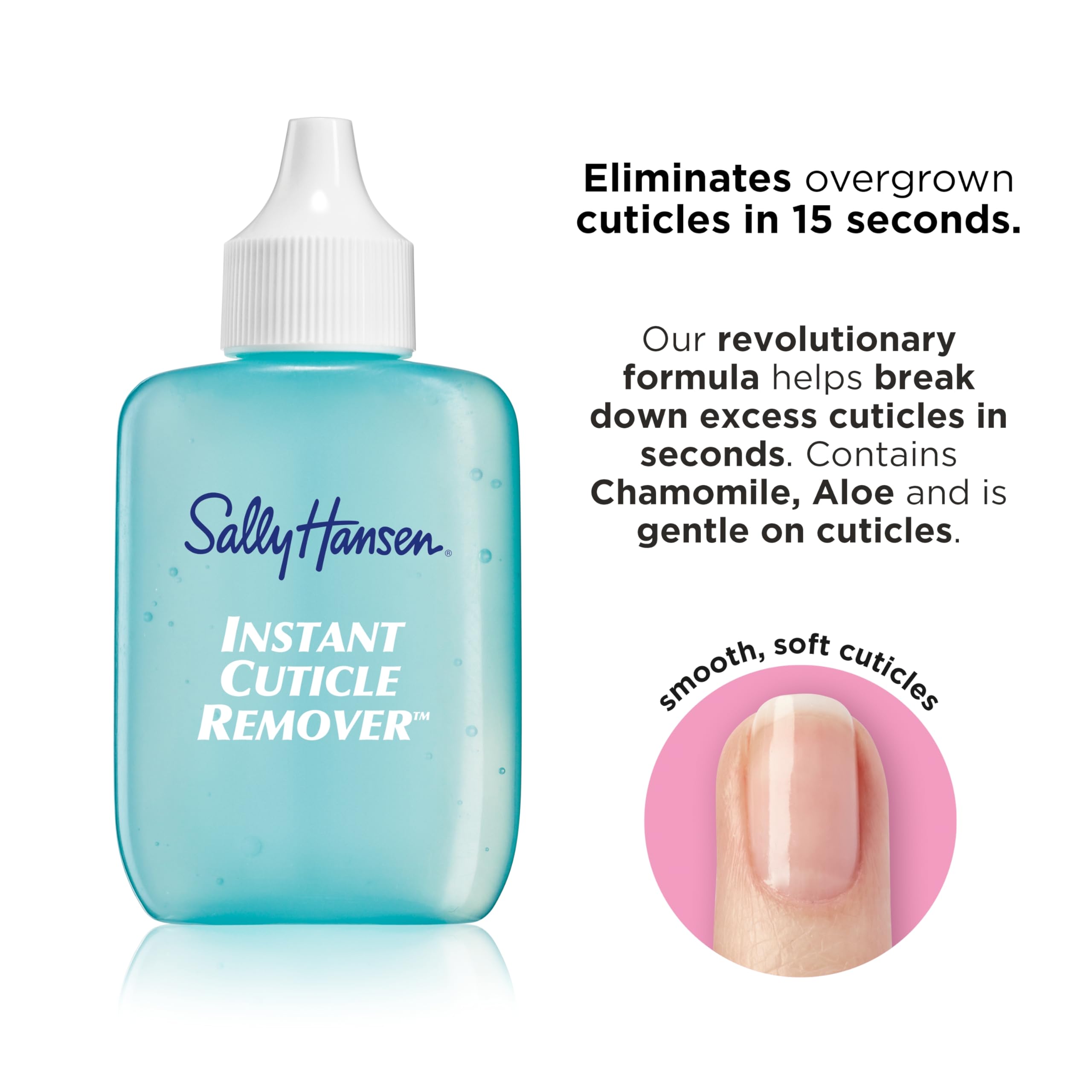 Sally Hansen Instant Cuticle Remover 1 Fluid Ounce bottle packaging