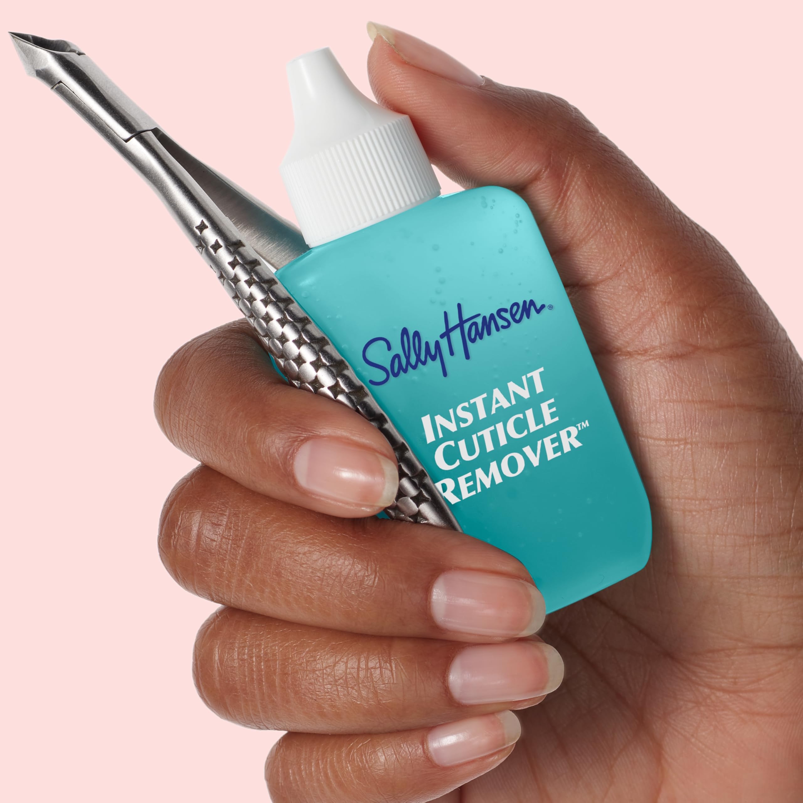 Side view of Sally Hansen cuticle remover gel bottle