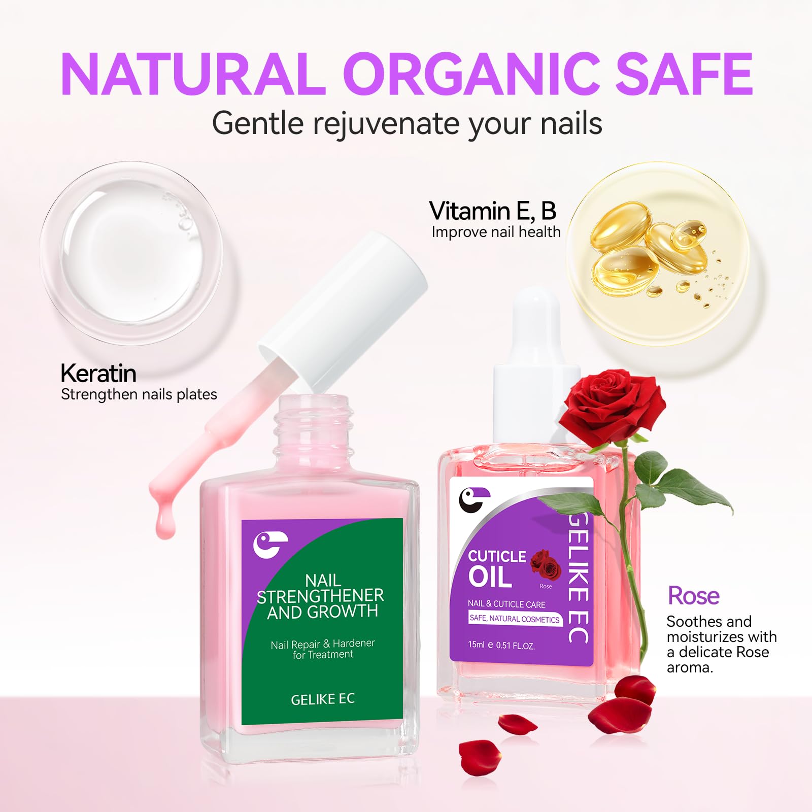 Gelike EC nail care kit set components