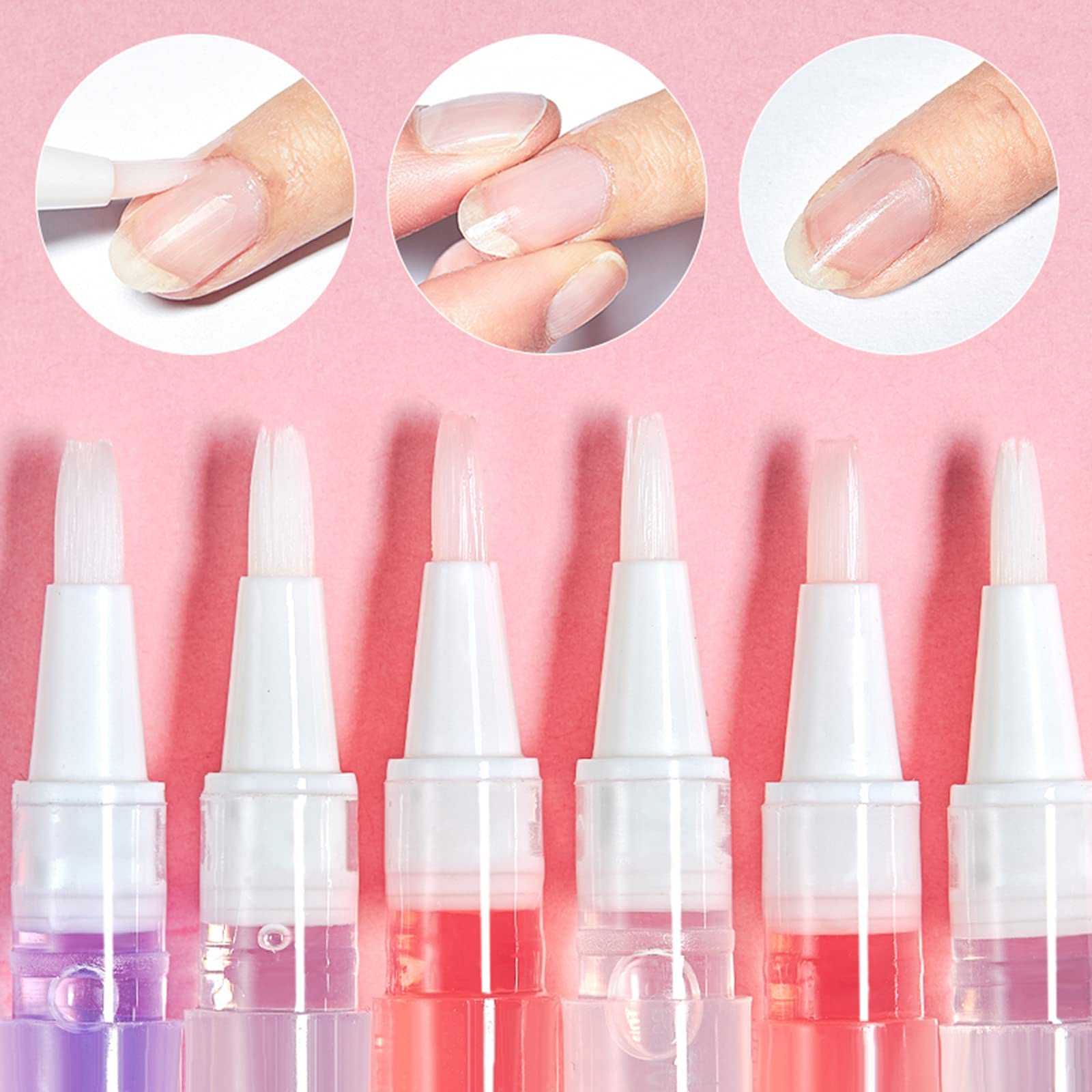 Sullmar cuticle oil pen twist mechanism and soft brush tip