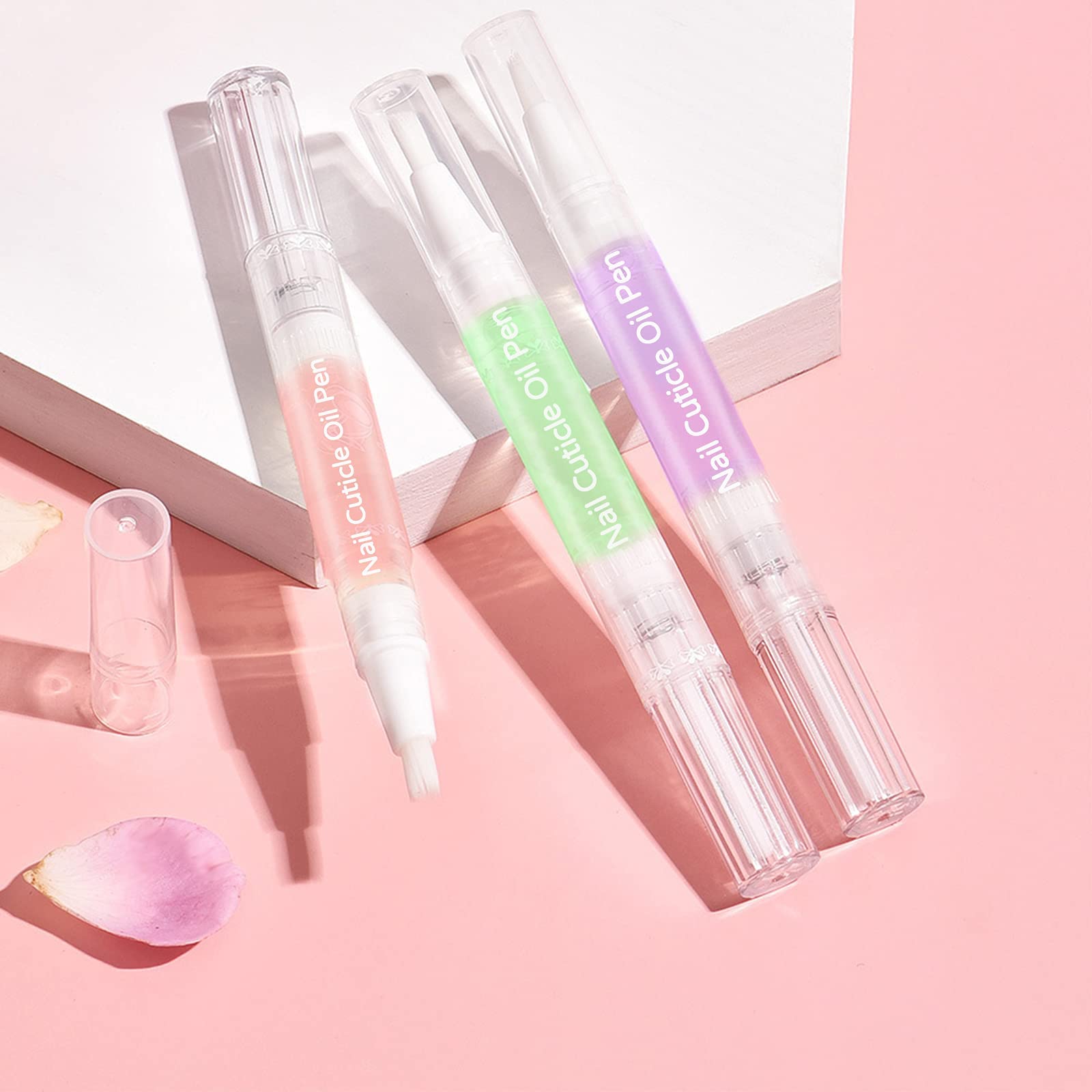 Two pack Sullmar nail care pens in honey and olive scent