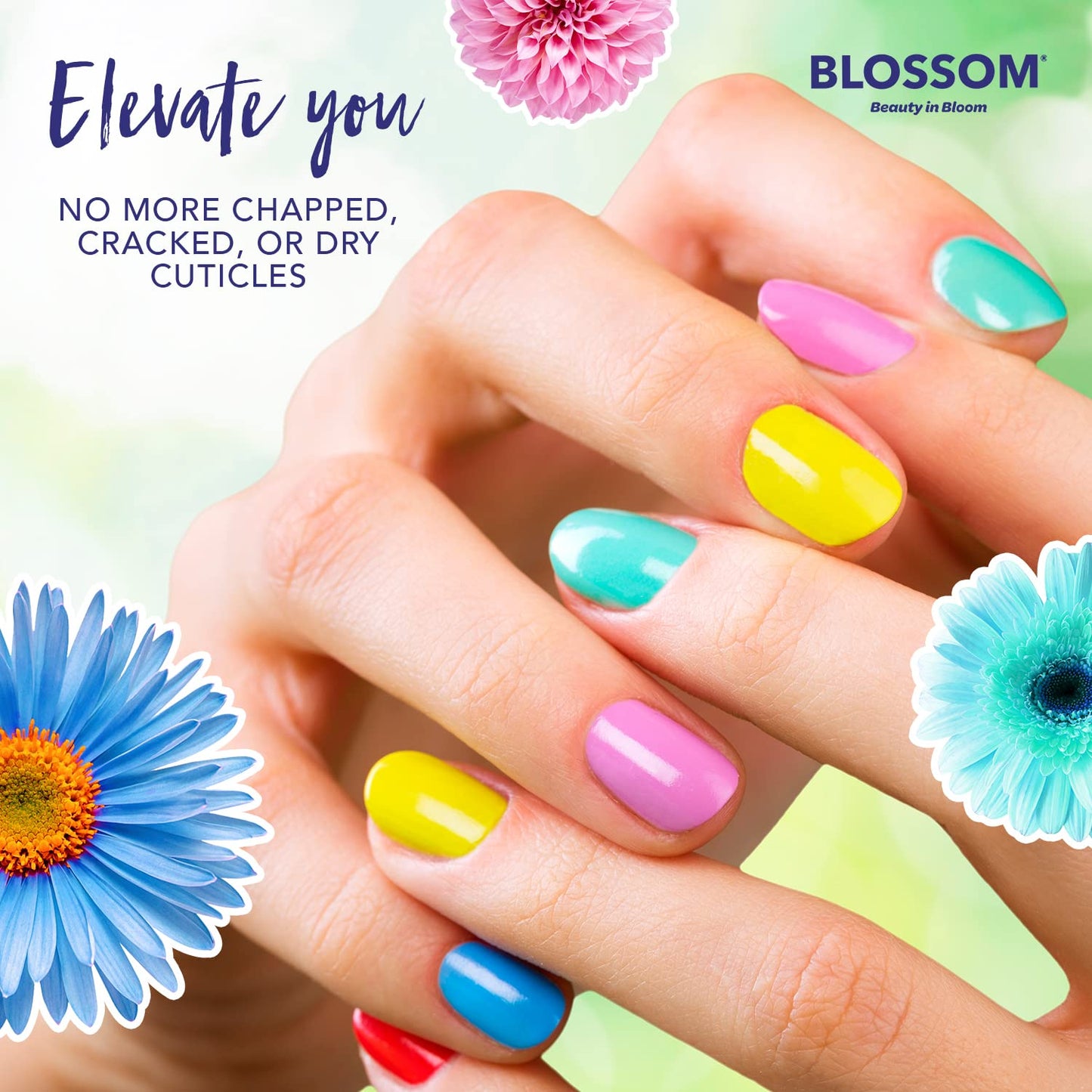 Travel friendly Blossom flower infused nail oil pen