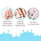 Flowery lavender cuticle oil applicator and packaging