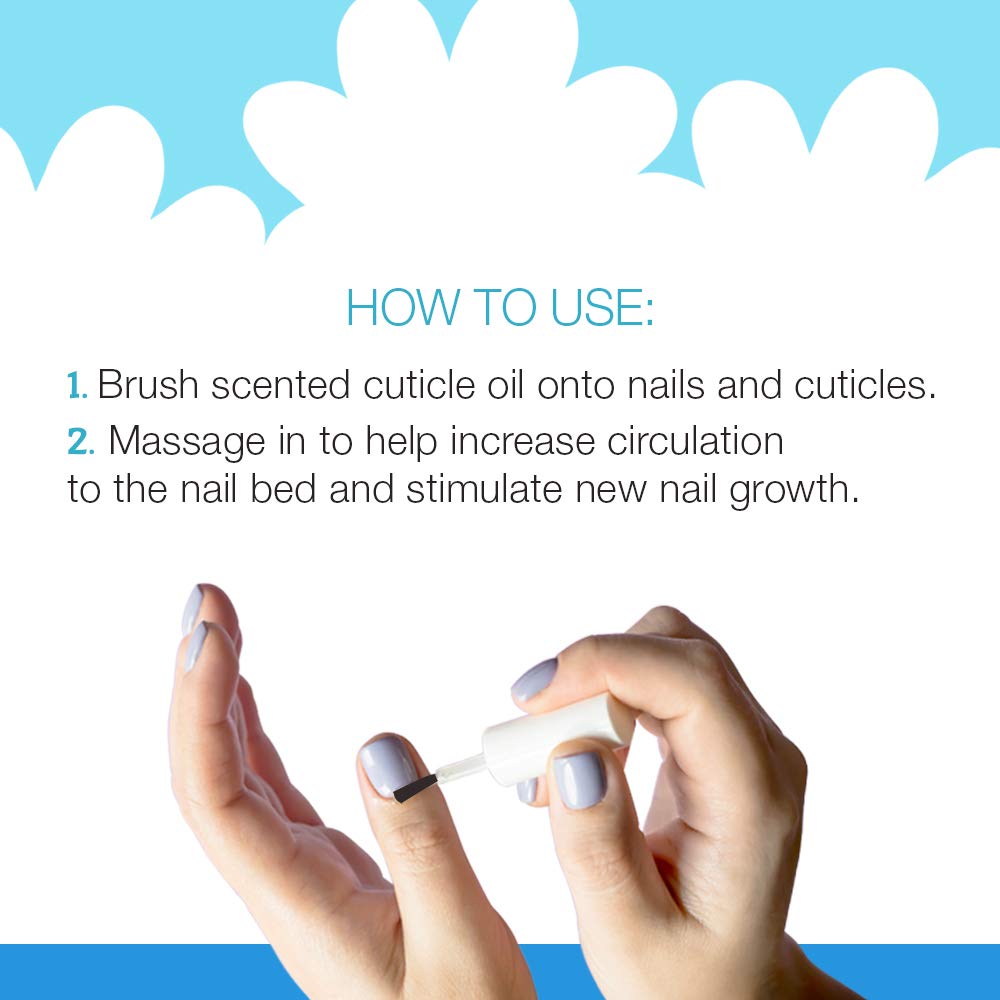 Authentic Flowery nail care oil for healthy cuticles