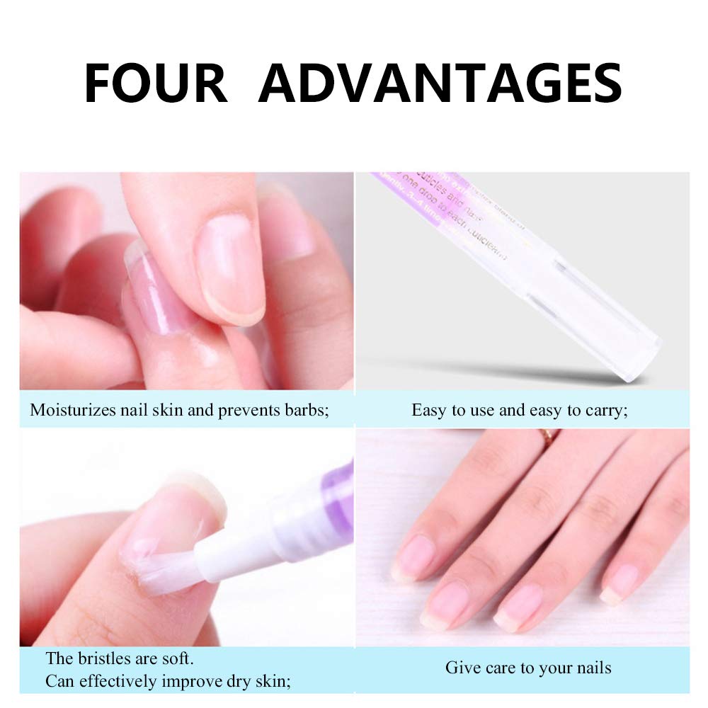 Miss Forever nail repair serum pens in various fruit scents