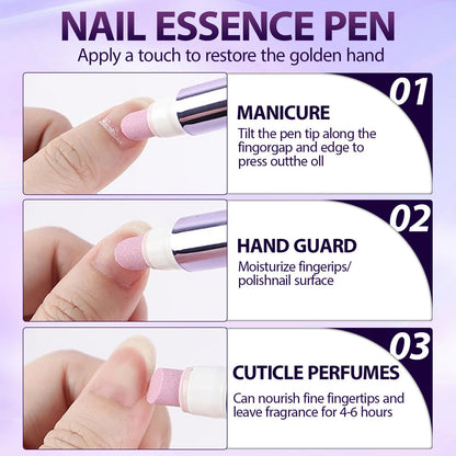Travel-friendly nail care pen set for manicure