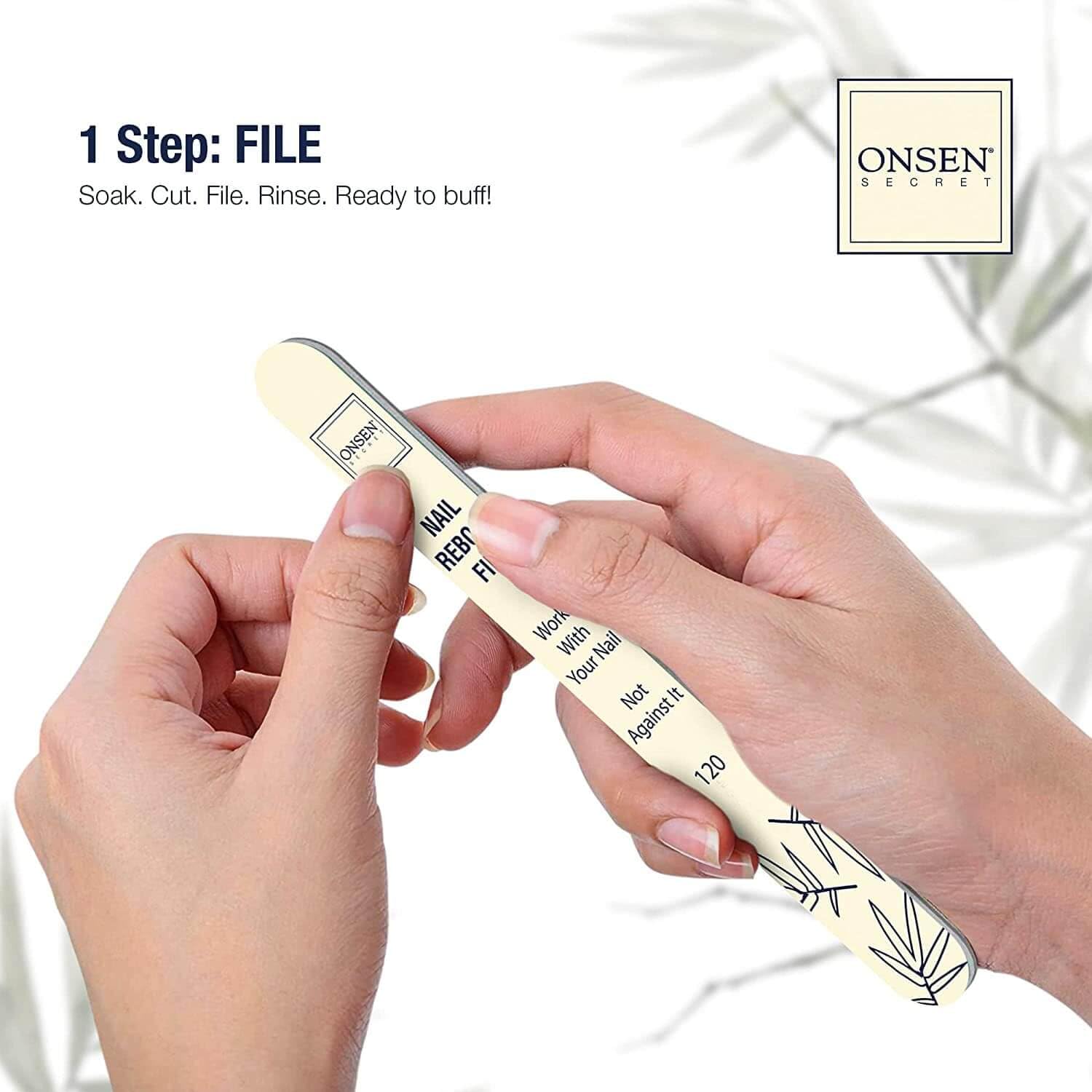 Onsen Secret nail file for precise shaping