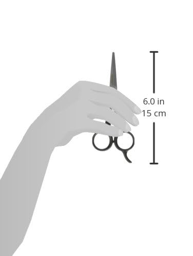 Tweezerman ice tempered stainless steel styling shears for precise home hair trimming.