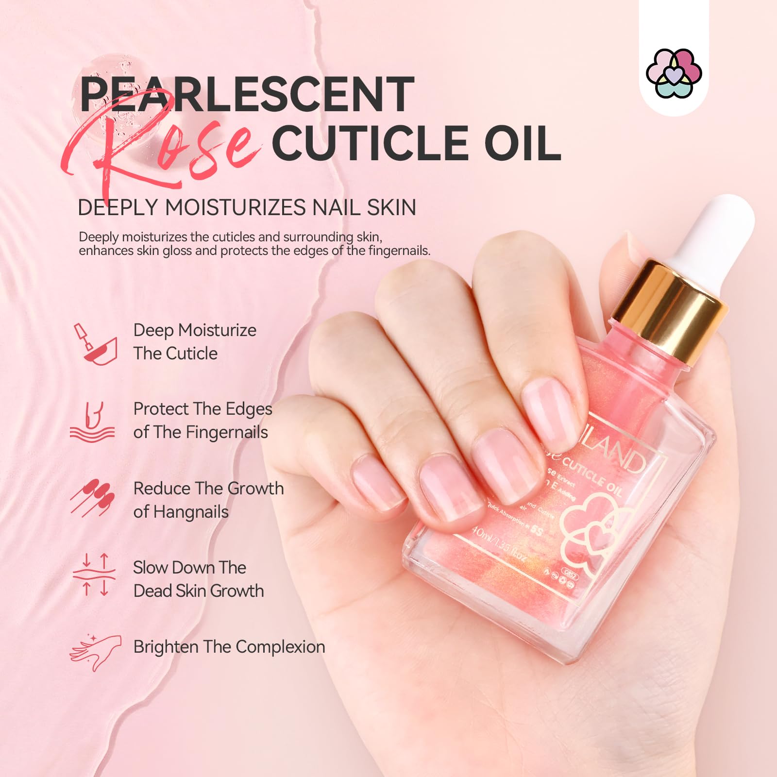 Applying Saviland Vitamin E cuticle oil to fingernails