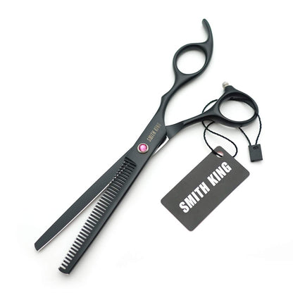 Smithking ergonomic offset grip hair styling scissors layout