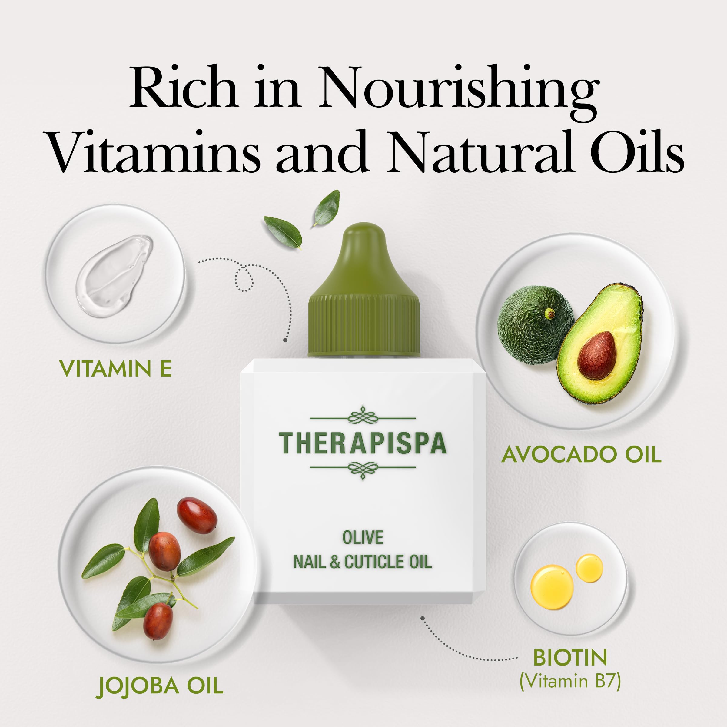 Close up of Therapispa nail repair oil application