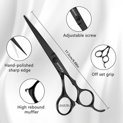 EOWLEN thinning scissors displaying the texturizing teeth for hair blending and volume reduction.