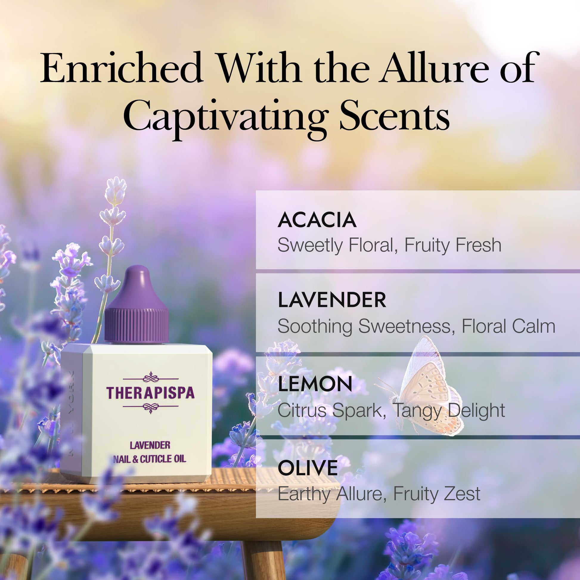 Therapispa 2.0 fluid ounce nail oil bottle packaging