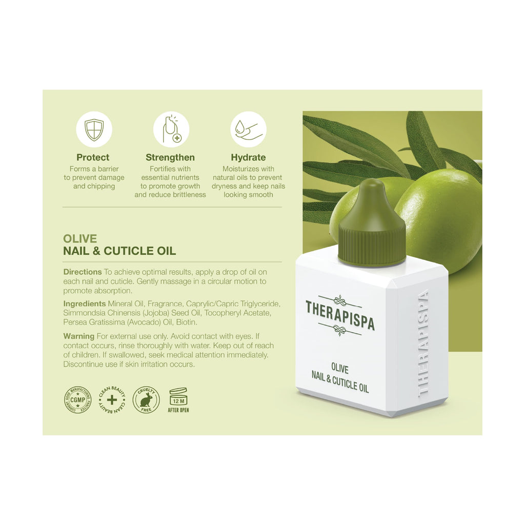 Therapispa USA imported nail and cuticle treatment 2.0 Fluid Ounces bottle