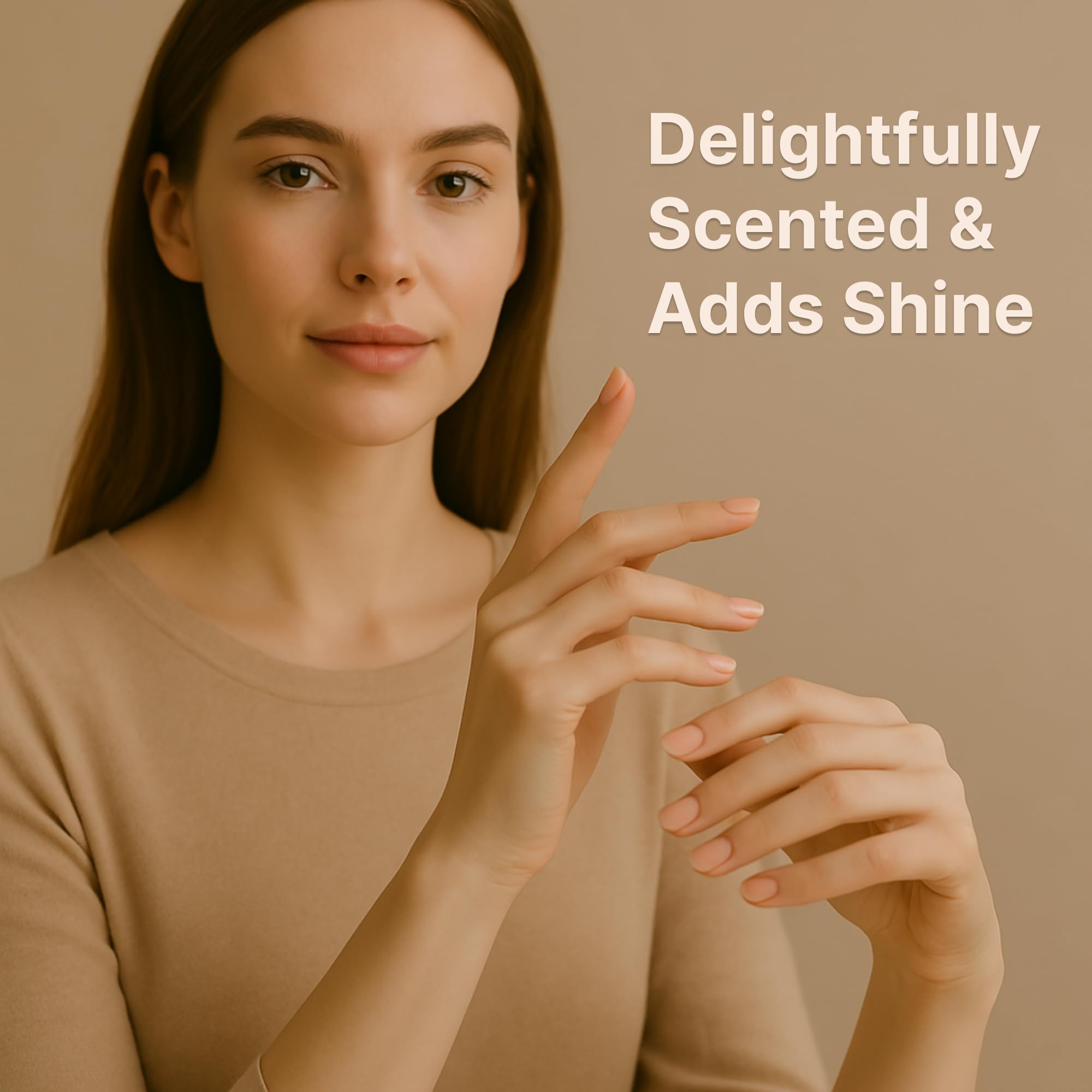 Application of C Care cuticle oil on fingernails
