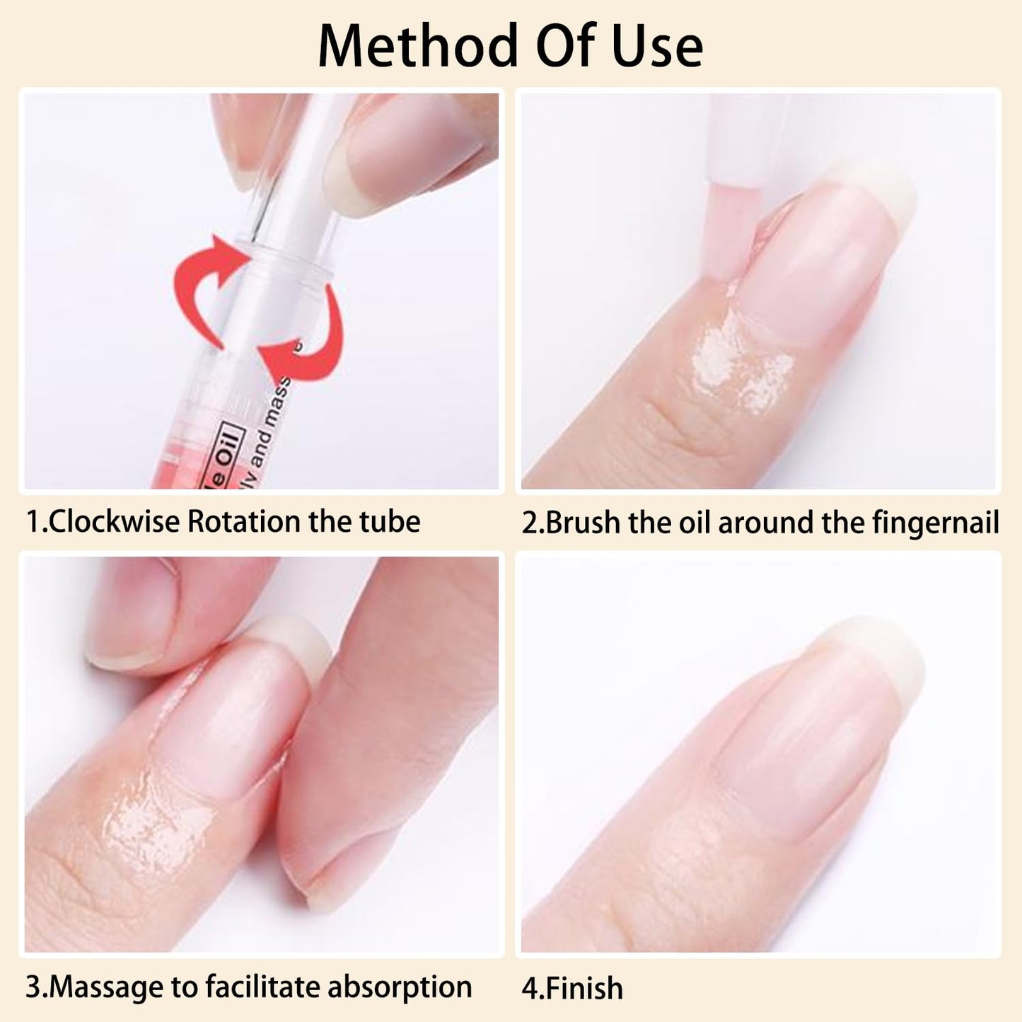 Portable Aijimei nail care pens for healthy cuticles and nail growth.