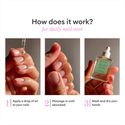 Manucurist Green Oil glass dropper bottle packaging