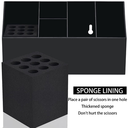 Noverlife professional hair tool box with removable bristles detailed view