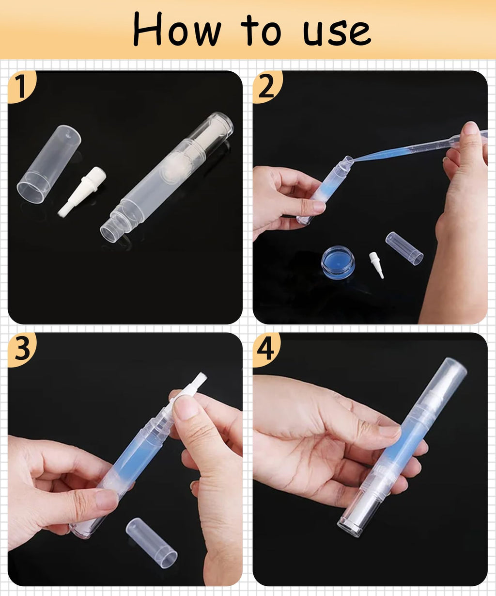 Uadbau empty cosmetic pen packaged for DIY beauty applications