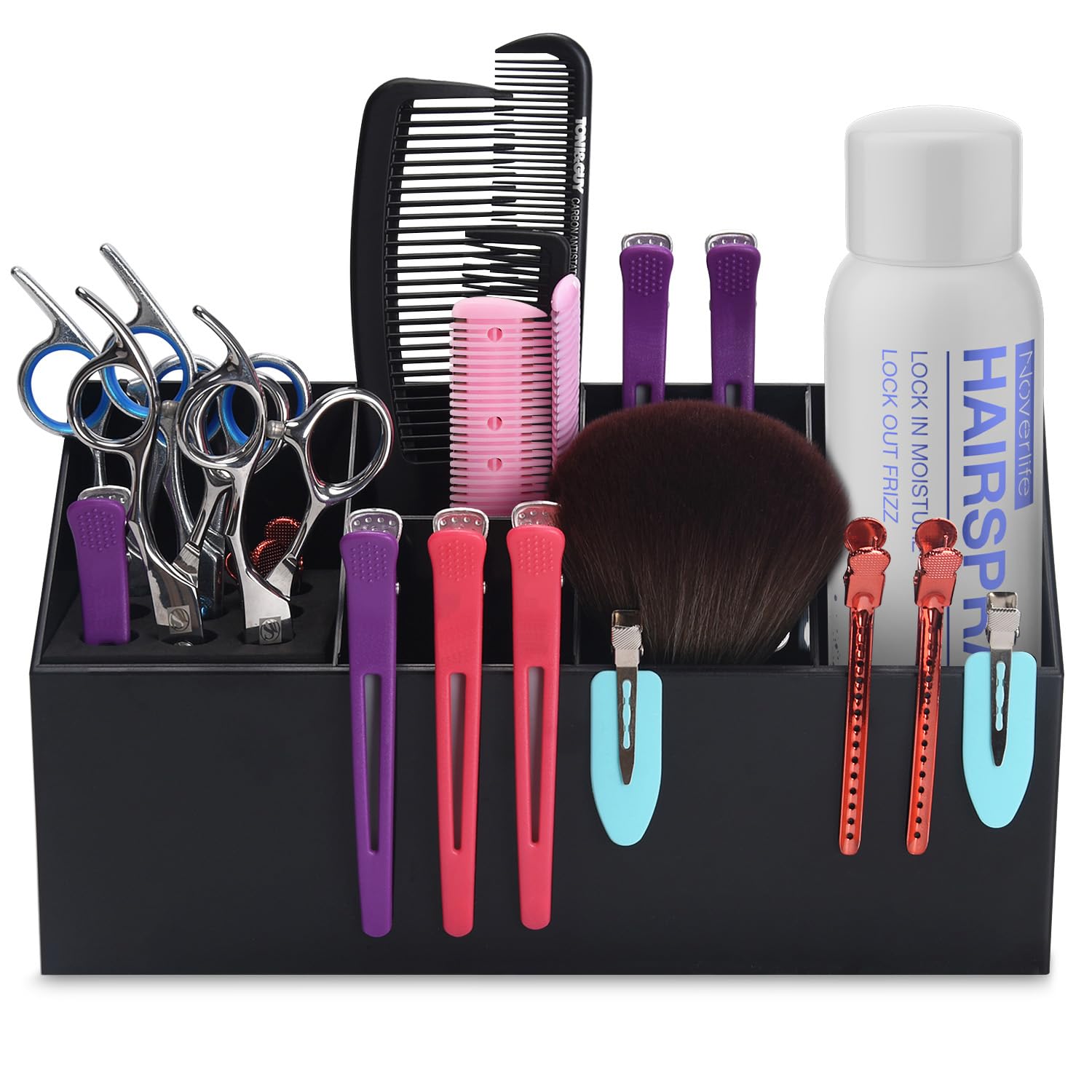 Noverlife imported cosmetic and hair tool workstation storage display