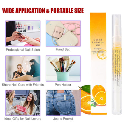 Natural ingredients label on Grunil cuticle oil pens
