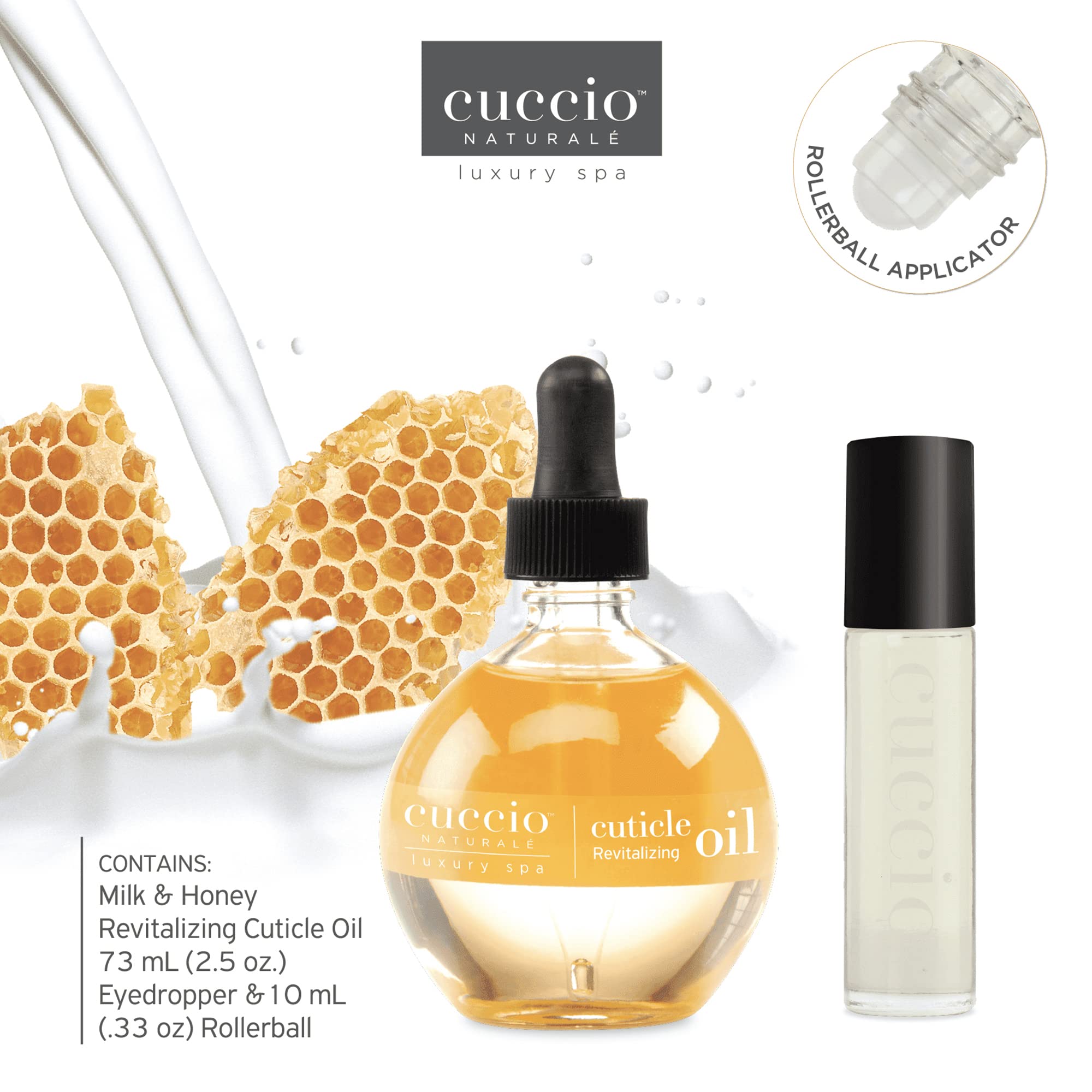 Cuccio Naturale Revitalizing Oil dropper bottle packaging