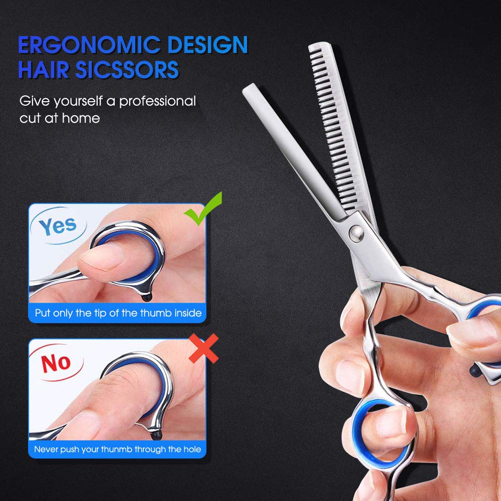 FATHABY hairdressing kit components including styling combs clips and professional black cape