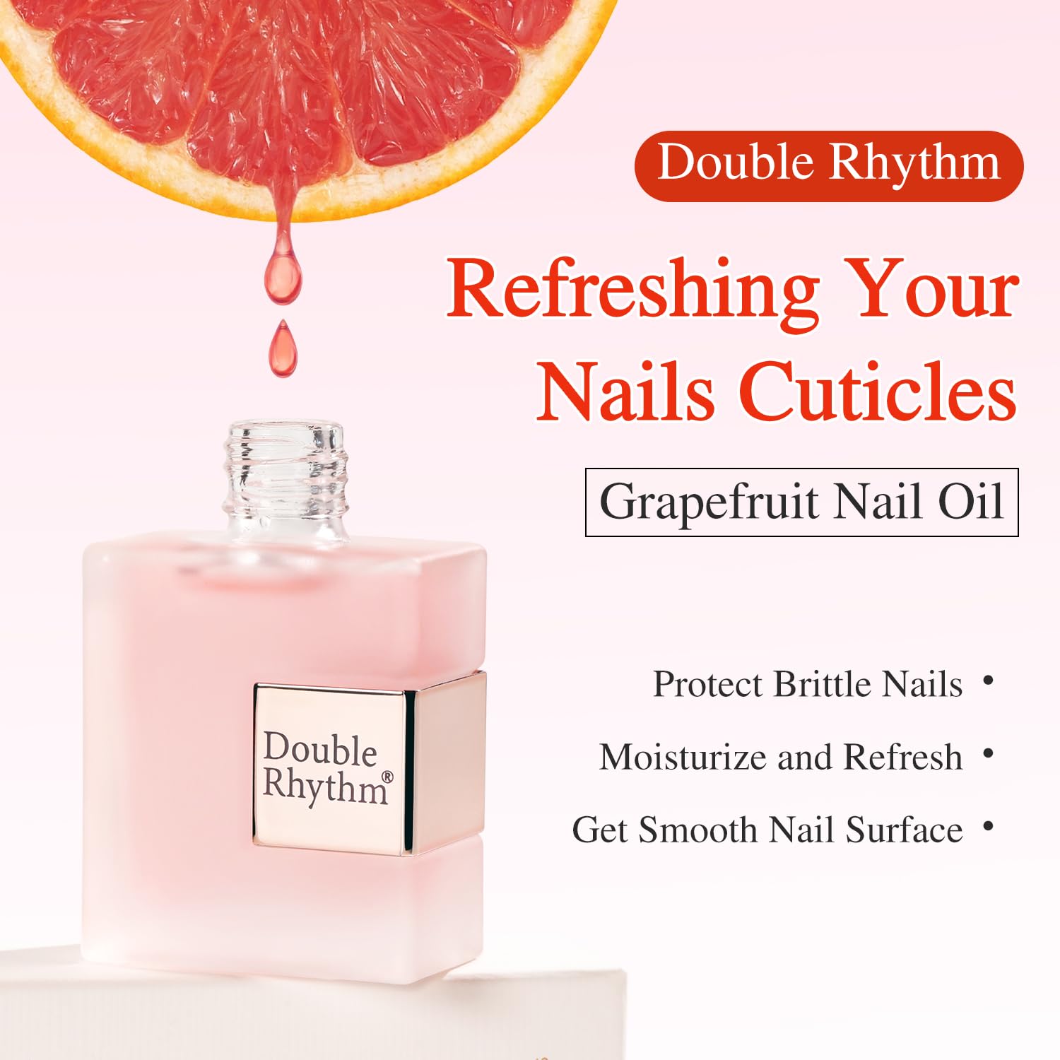 Double Rhythm nail care oil texture and consistency
