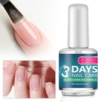 Close up of nail growth serum dropper and liquid texture