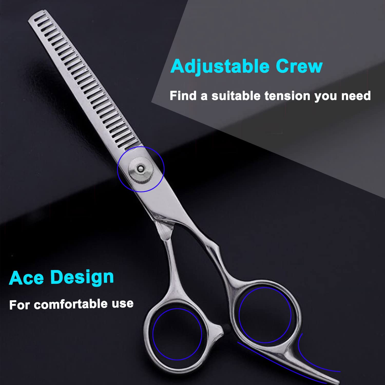Avenoir professional hair cutting shears displayed alongside the premium microfiber wipe cloth.