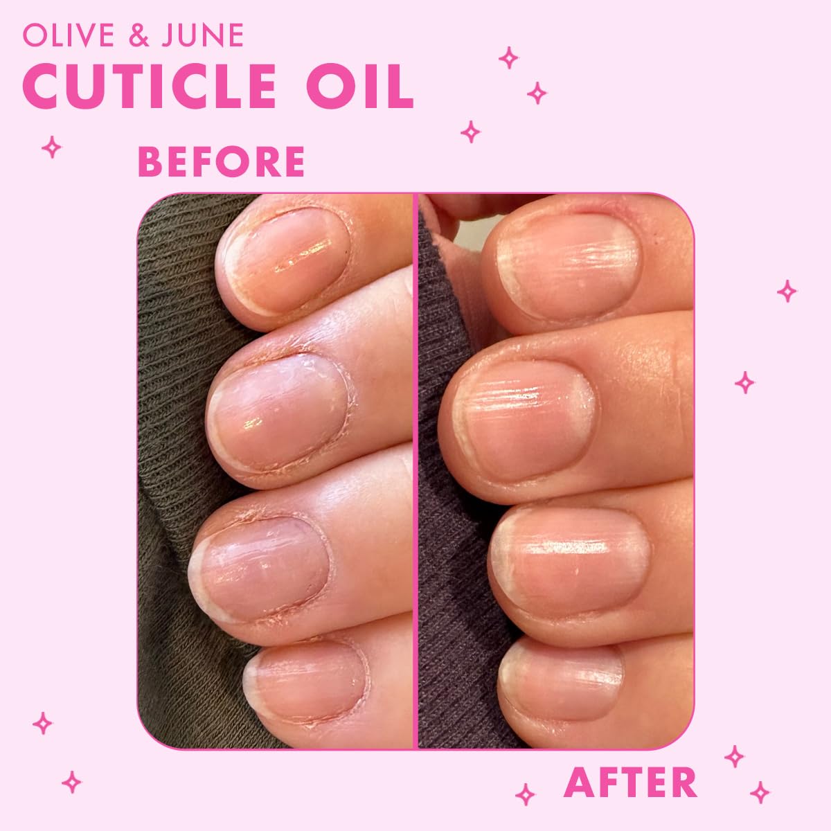 Texture demonstration of Olive And June fast absorbing cuticle oil