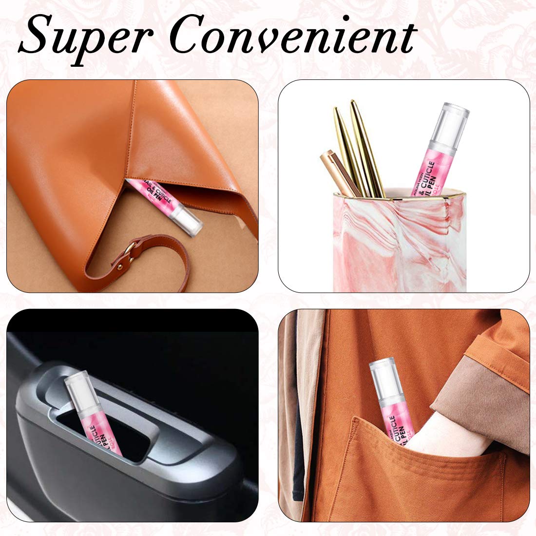 Lagunamoon nail care treatment pen for brittle nails side view