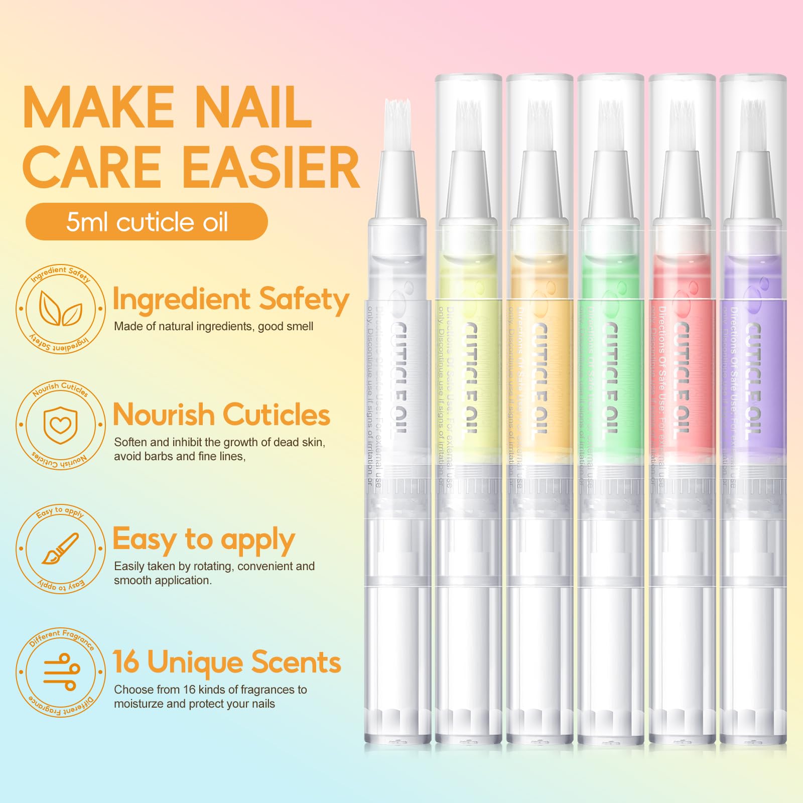 Coscelia cuticle revitalizer oil pens displayed in packaging