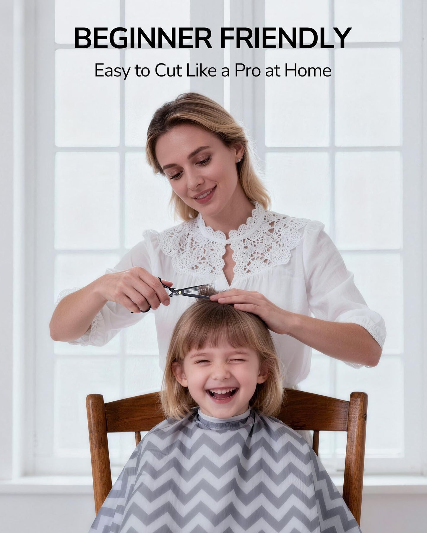 ULG lightweight texturizing scissors for salon and home grooming use