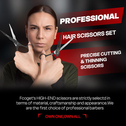 High end professional hair scissors for precision salon styling and home haircuts