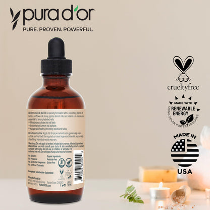 Pura D'or organic nail care treatment packaging